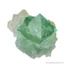 Fluorite on Quartz - image 2