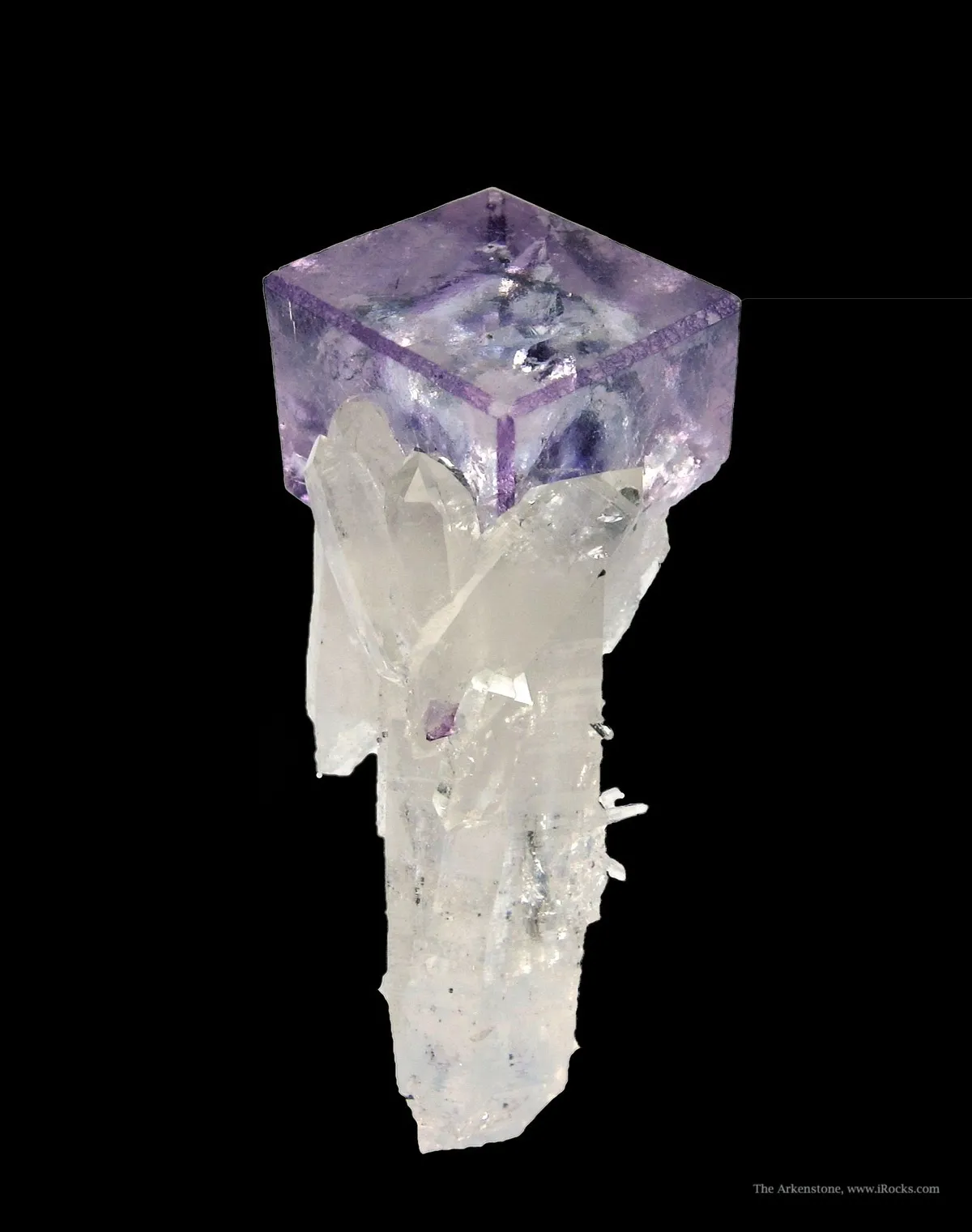 Fluorite on Quartz - image 2