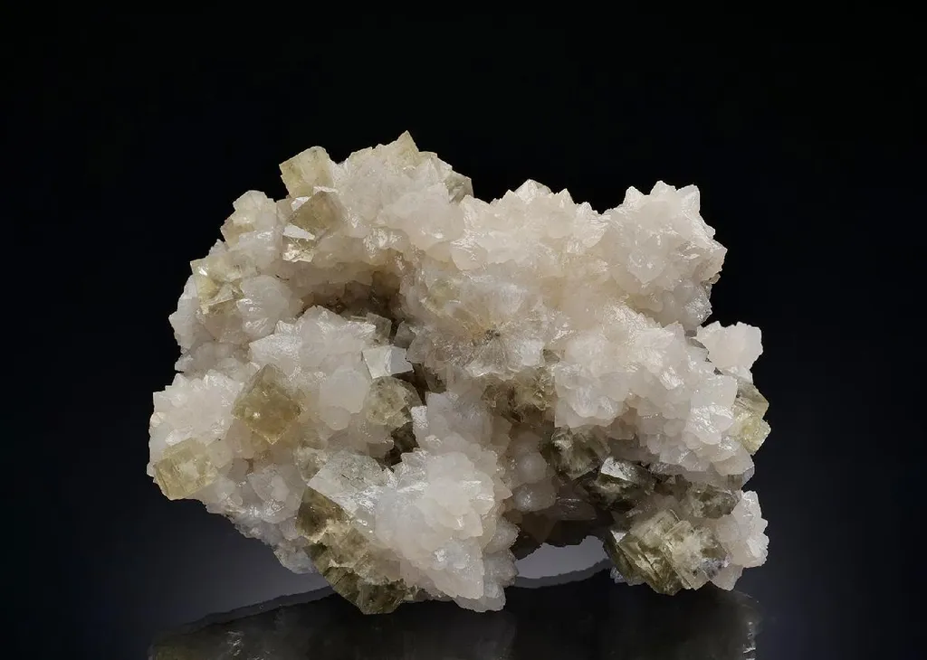 Fluorite on Quartz image