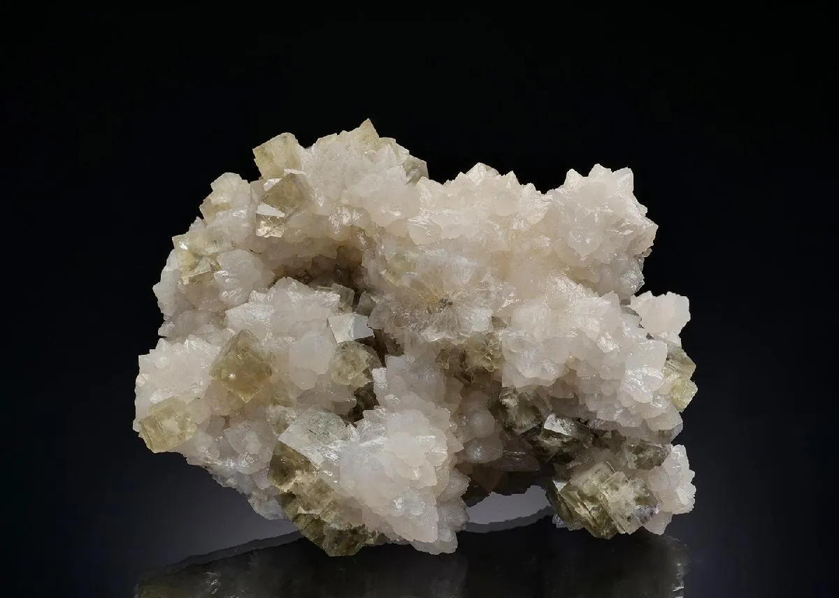 Fluorite on Quartz - image 1