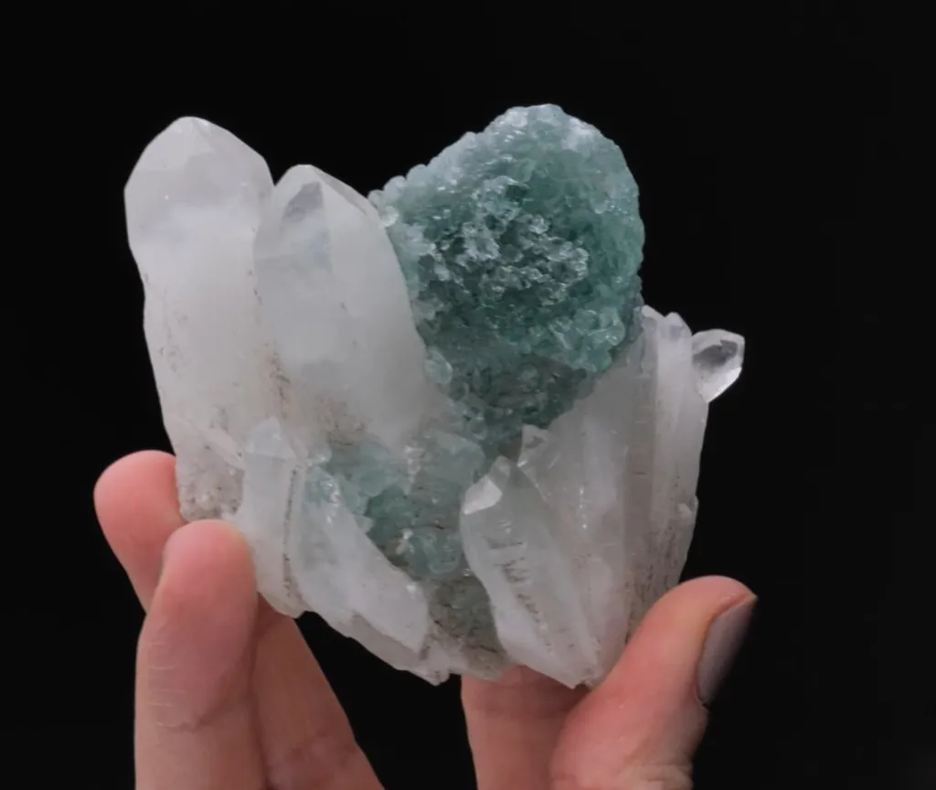 Fluorite on Quartz - image 2