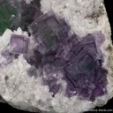 Fluorite on Quartz - image 5