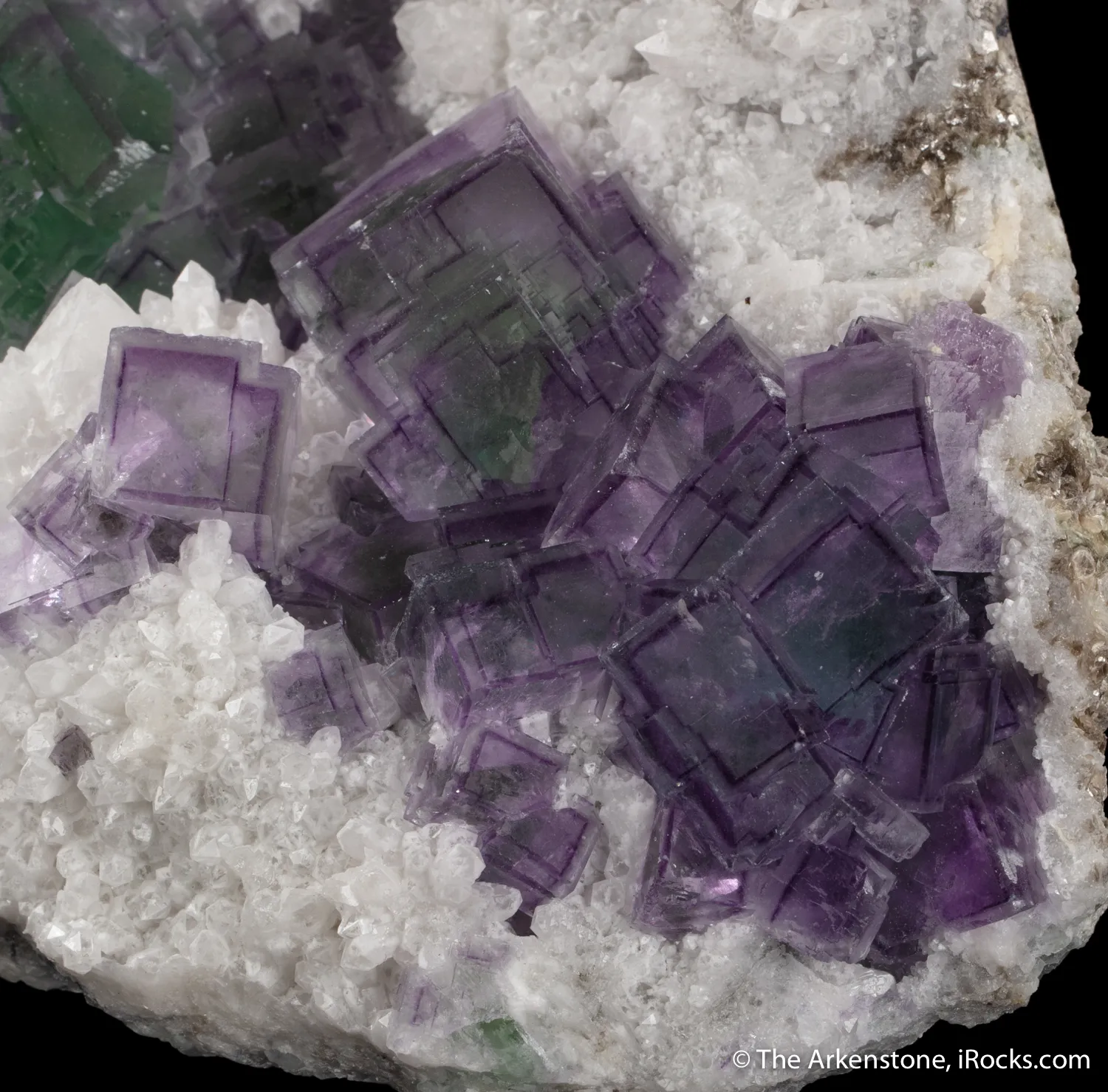 Fluorite on Quartz - image 5