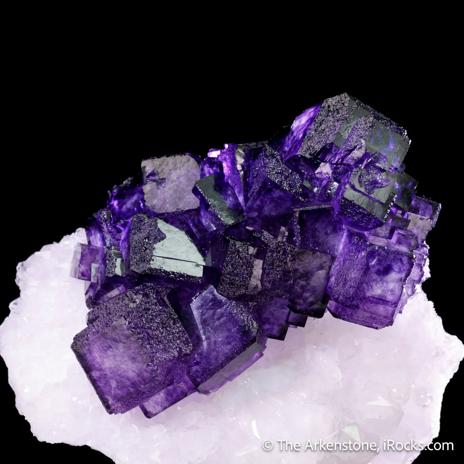 Fluorite on Quartz - image 6