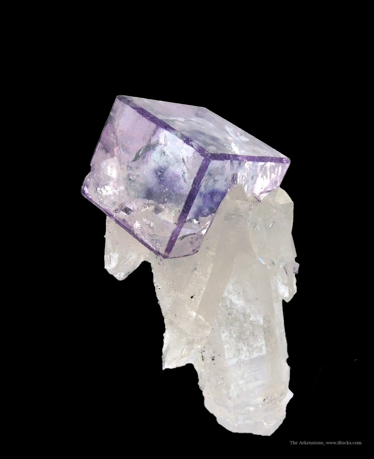 Fluorite on Quartz - image 4