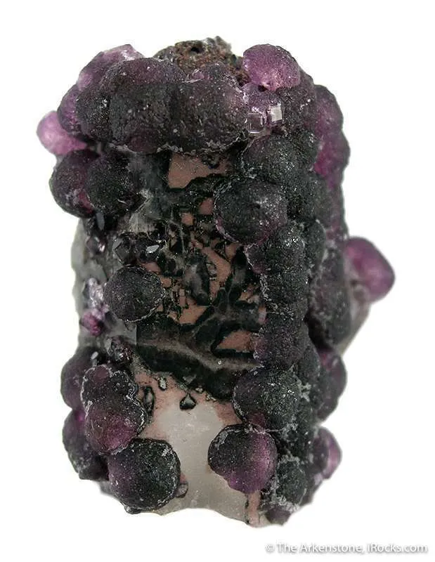 Fluorite on Quartz Crystal image