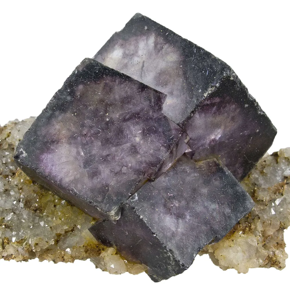 Fluorite on Quartz - image 2