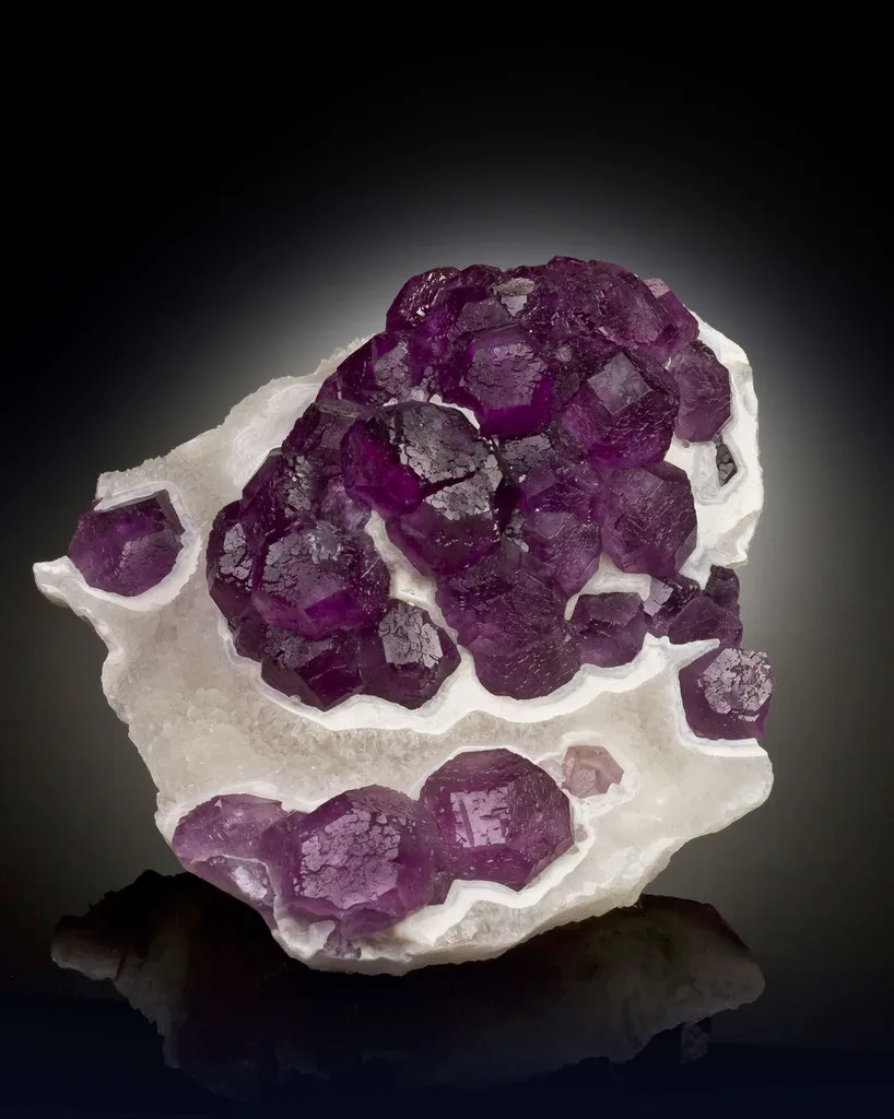 Fluorite on Quartz - image 3