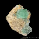 Fluorite on Quartz - image 1