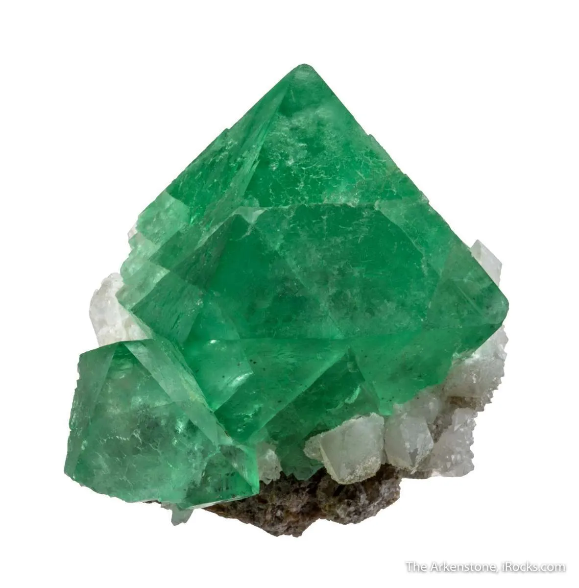 Fluorite on Quartz - image 1