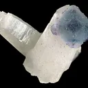 Fluorite on Quartz - image 1