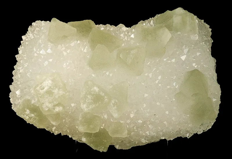 Fluorite on Quartz image