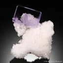 Fluorite on Quartz - image 2