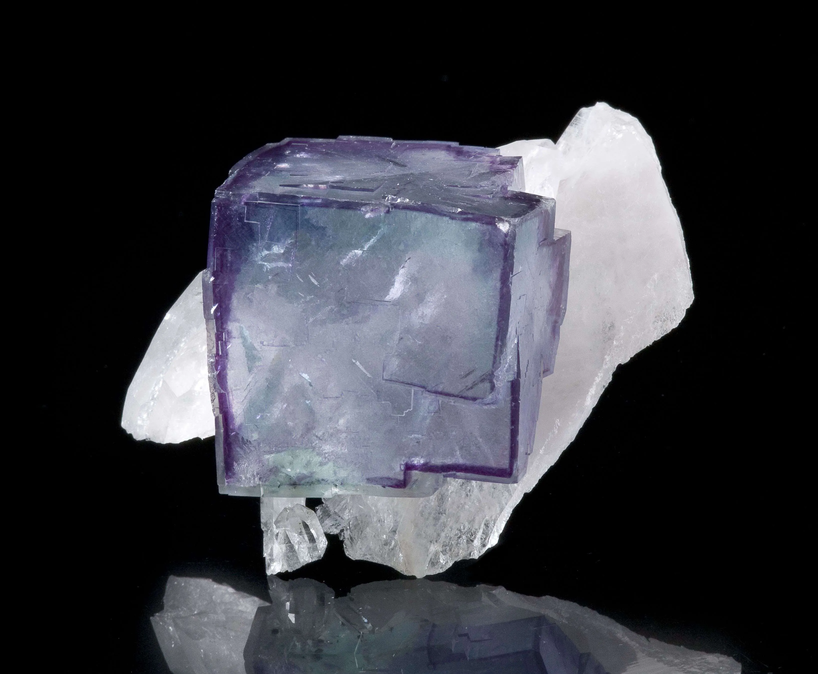 Fluorite on Quartz - image 3