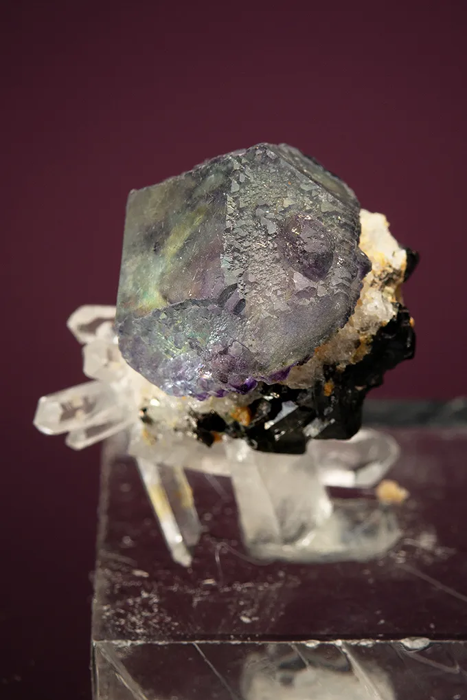 Fluorite on Quartz - image 4