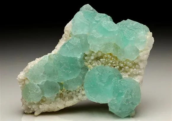 Fluorite on Quartz image