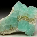Fluorite on Quartz - image 1