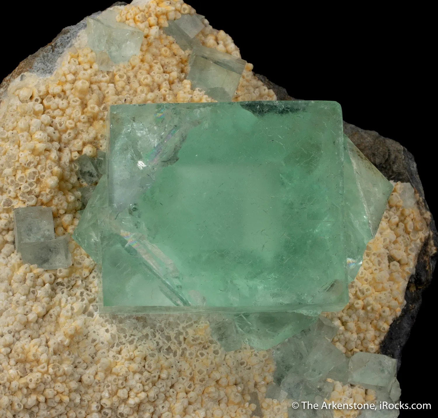 Fluorite on Quartz - image 4