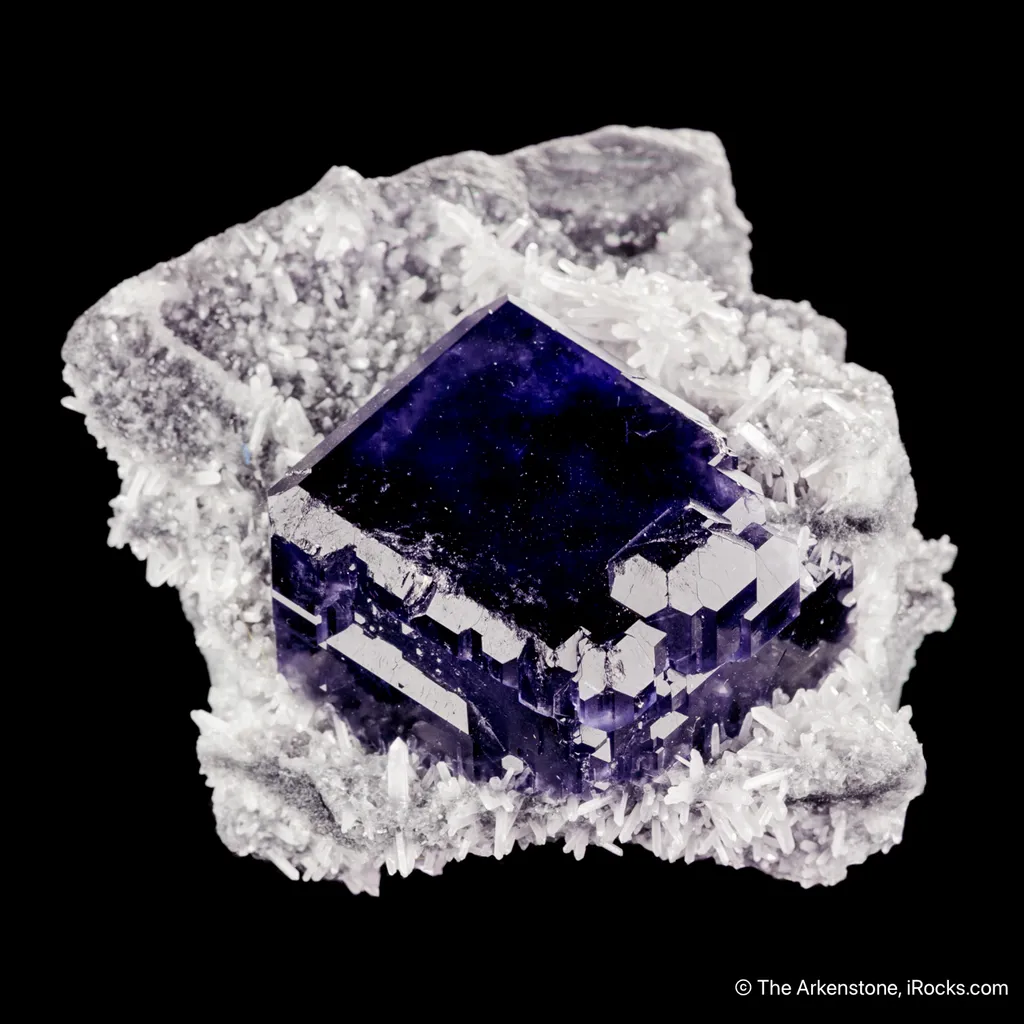 Fluorite on Quartz - image 4
