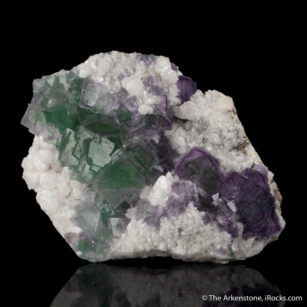 Fluorite on Quartz image