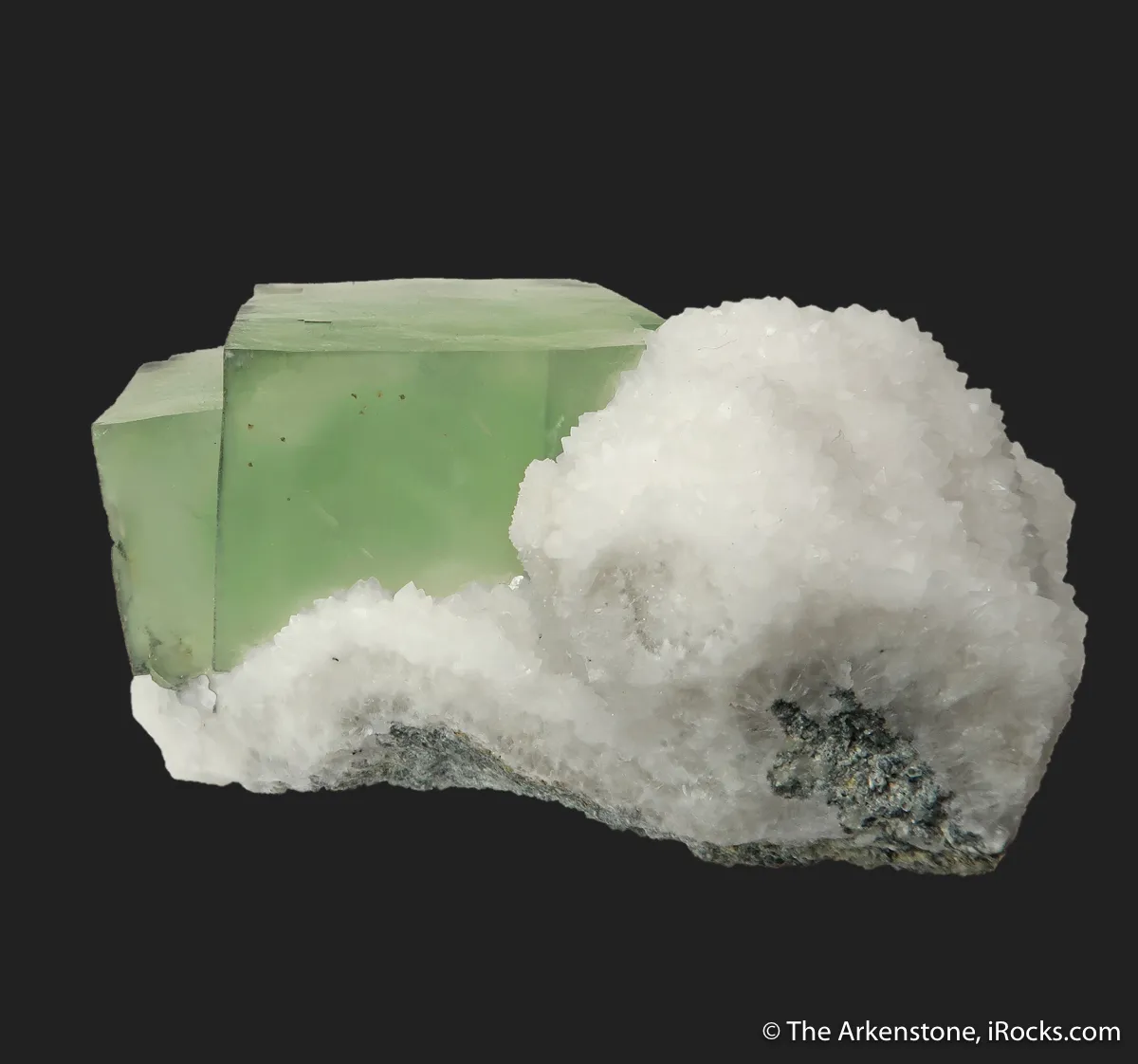 Fluorite on Quartz - image 2