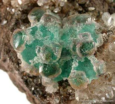 Fluorite on Quartz - image 3