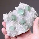 Fluorite on Quartz - image 2