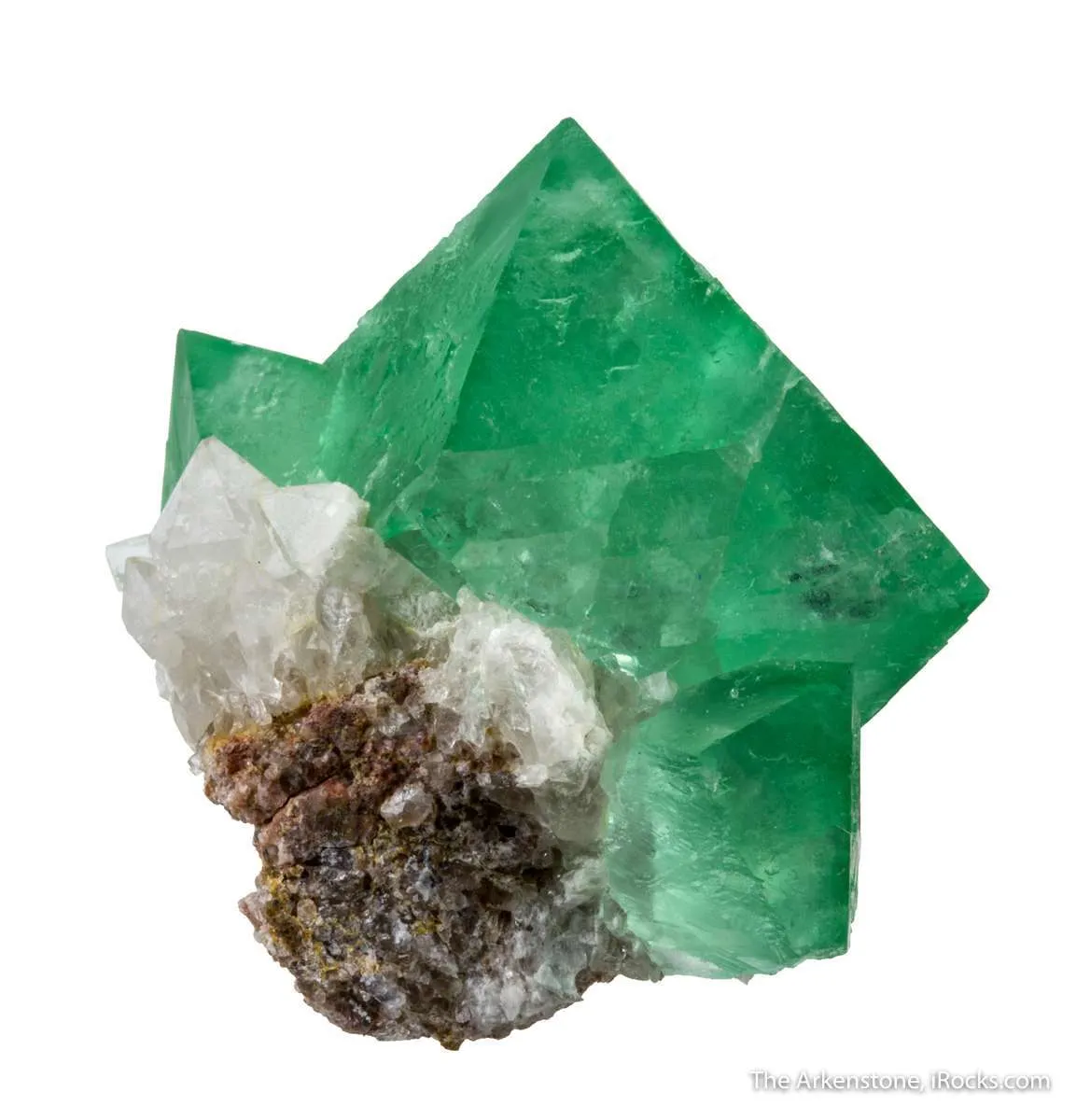 Fluorite on Quartz - image 3