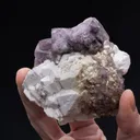 Fluorite on Quartz - image 2