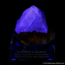 Fluorite on Quartz - image 1