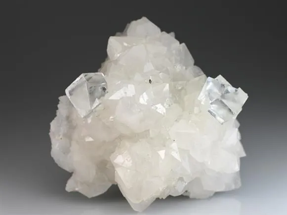 Fluorite on Quartz - image 1