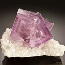 Fluorite on Quartz - image 1