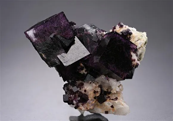Fluorite on Quartz image
