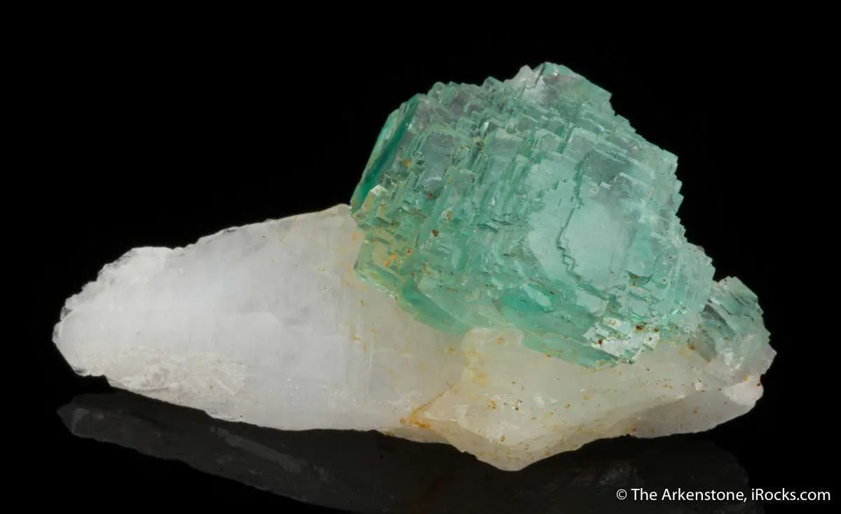 Fluorite on Quartz - image 3