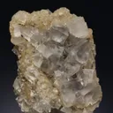 Fluorite on Quartz on Fluorite - image 1