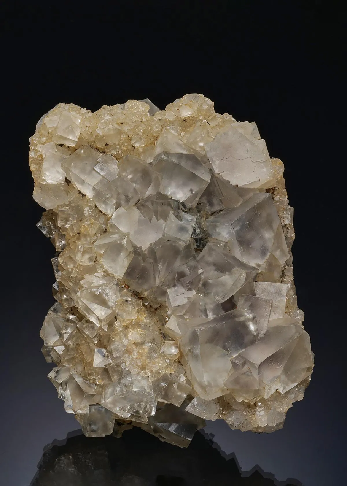 Fluorite on Quartz on Fluorite - image 1