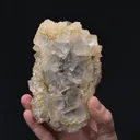 Fluorite on Quartz on Fluorite - image 2