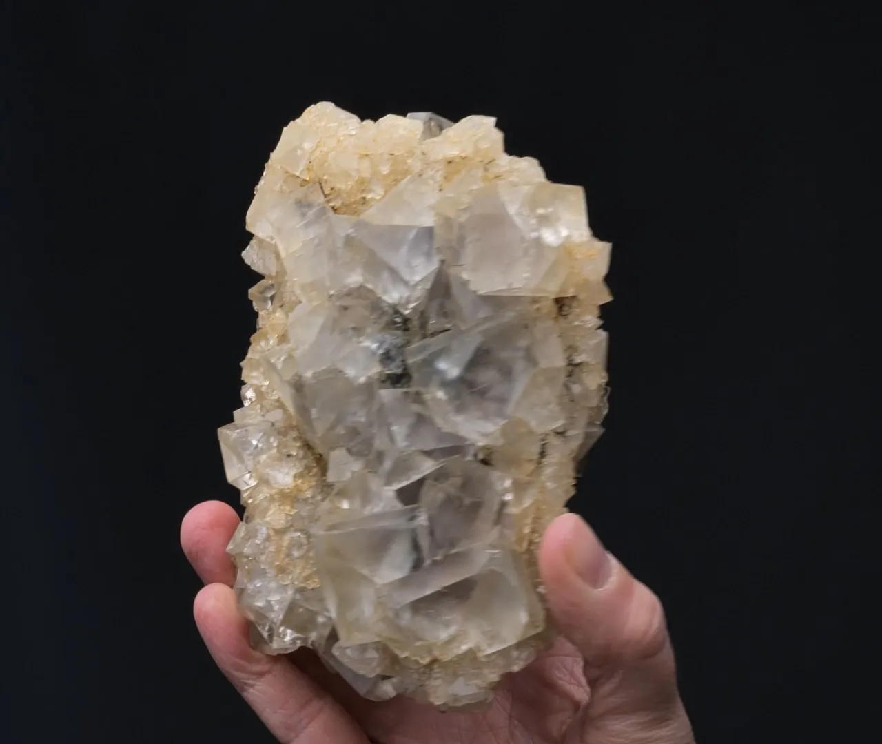 Fluorite on Quartz on Fluorite - image 2