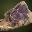 Fluorite on Quartz (repaired) - image 1