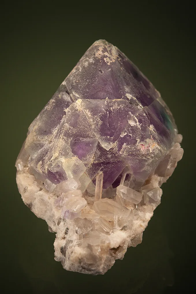 Fluorite on Quartz (repaired) - image 5