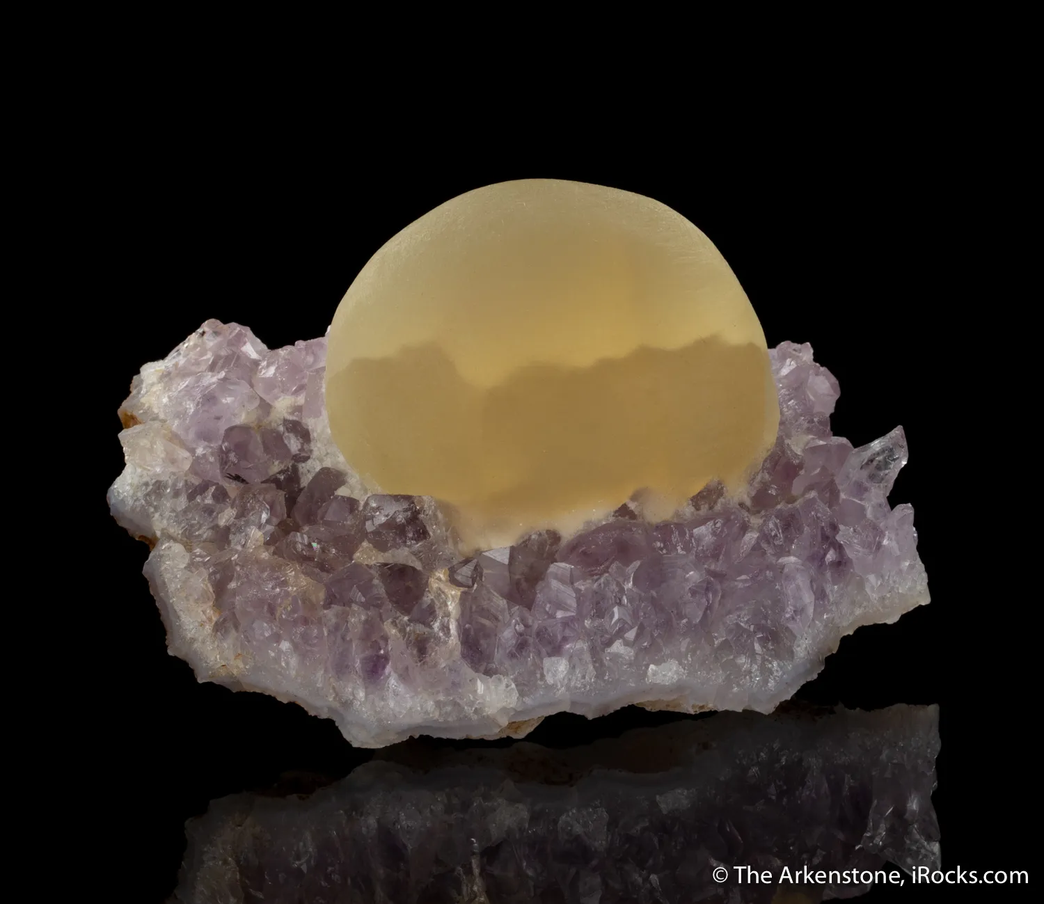 Fluorite on Quartz var. Amethyst - image 1