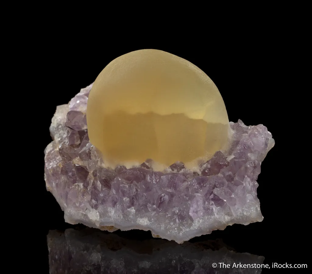 Fluorite on Quartz var. Amethyst - image 2