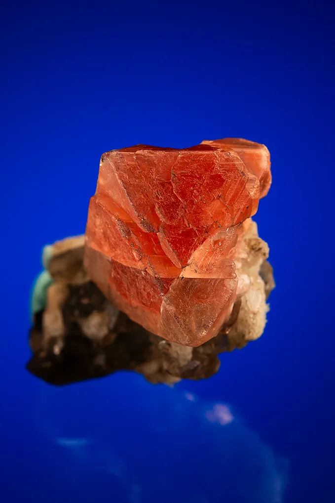 Fluorite on Quartz var. Smoky image