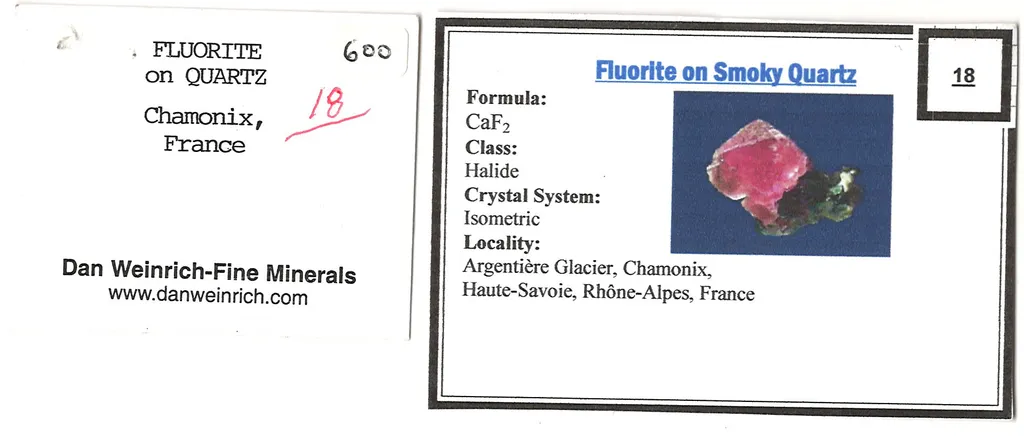 Fluorite on Quartz var. Smoky - image 4