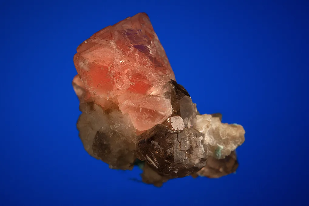 Fluorite on Quartz var. Smoky - image 2