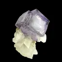 Fluorite on Quartz, with Arsenopyrite and Pyrite - image 3