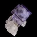 Fluorite on Quartz, with Arsenopyrite and Pyrite - image 1