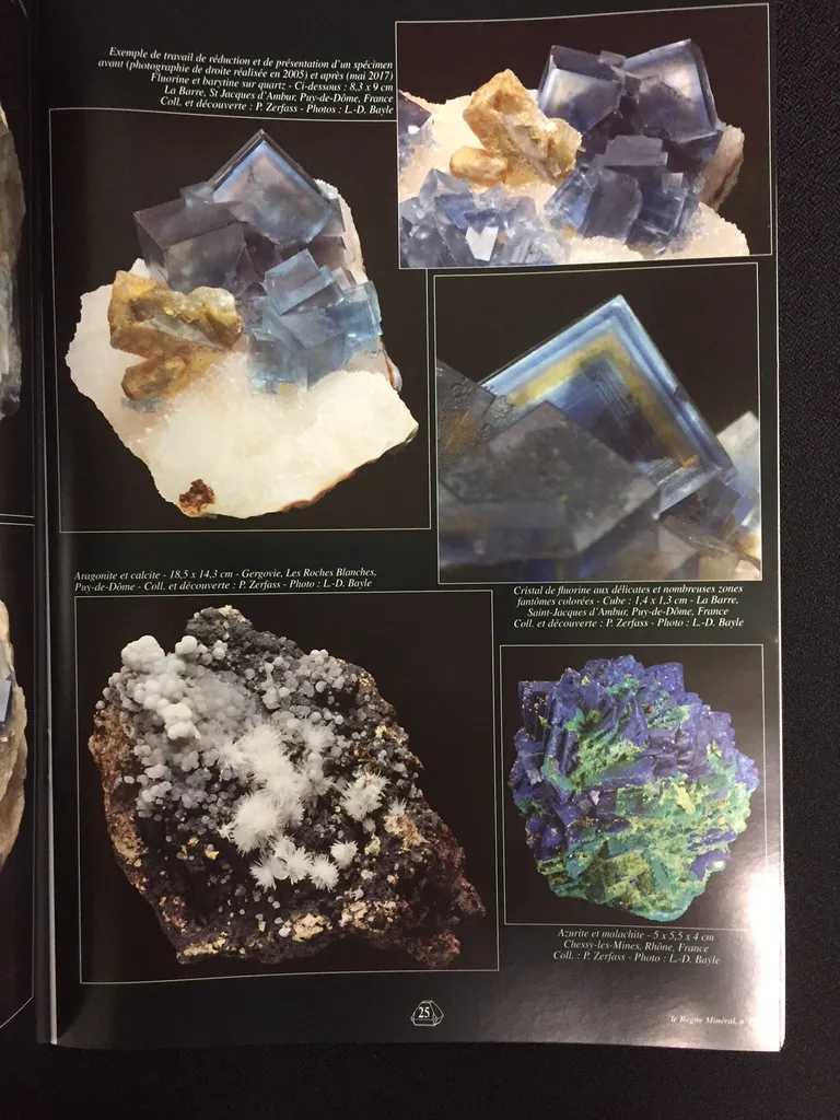 Fluorite on Quartz with Baryte (Illustrated) - image 5