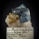 Fluorite on Quartz with Baryte (Illustrated) - image 3