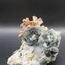 Fluorite on Quartz with Goshenite Beryl - Namibia - 10114 - image 1